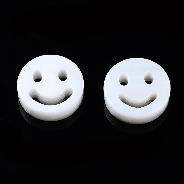 PandaHall Natural Freshwater Shell Beads, Flat Round with Smiling Face, Creamy White, 8x2.5mm, Hole: 0.8mm Freshwater Shell Flat Round
PandaHall Natural Freshwater Shell Beads, Flat Round with Smiling Face, Creamy White, 8x2.5mm, Hole: 0.8mm Freshwater Shell Flat Round