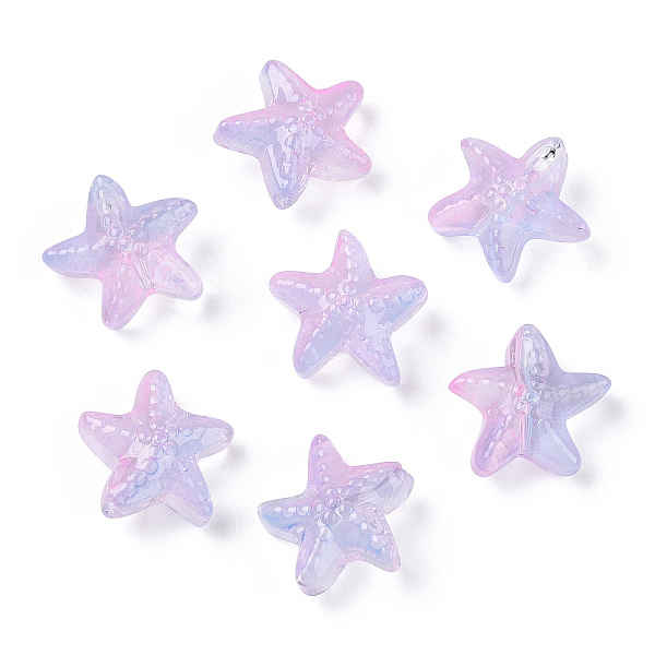 PandaHall Transparent Spray Painted Glass Beads, Starfish, Plum, 14x15x6.5mm, Hole: 1mm Glass Starfish Purple
PandaHall Transparent Spray Painted Glass Beads, Starfish, Plum, 14x15x6.5mm, Hole: 1mm Glass Starfish Purple
