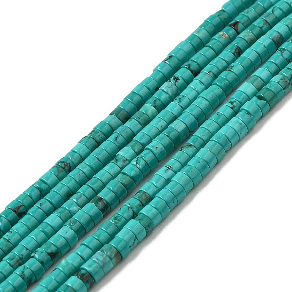 PandaHall Natural Howlite Beads Strands, Flat Round/Disc, Dyed, Heishi Beads, Turquoise, 4~4.5x2~3mm, Hole: 1mm, about 161~173pcs/strand..., Green
PandaHall Natural Howlite Beads Strands, Flat Round/Disc, Dyed, Heishi Beads, Turquoise, 4~4.5x2~3mm, Hole: 1mm, about 161~173pcs/strand..., Green