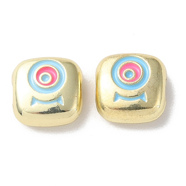PandaHall Eco-Friendly Alloy Enamel Beads, Square with Eye, Golden, 10x10x4mm, Hole: 1.8mm Alloy+Enamel Square
PandaHall Eco-Friendly Alloy Enamel Beads, Square with Eye, Golden, 10x10x4mm, Hole: 1.8mm Alloy+Enamel Square