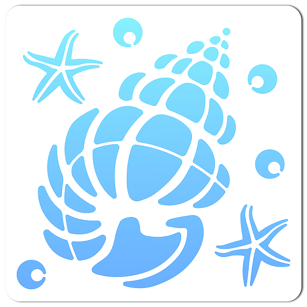 PandaHall GORGECRAFT Large Conch Stencils 12x12 Inch Reusable Conch Shell Stencil Sea Creatures Template Signs Decoration for Painting on...
PandaHall GORGECRAFT Large Conch Stencils 12x12 Inch Reusable Conch Shell Stencil Sea Creatures Template Signs Decoration for Painting on...