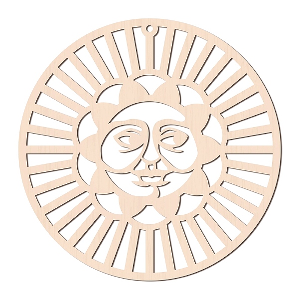 PandaHall Laser Cut Wooden Wall Sculpture, Torus Wall Art, Home Decor Meditation Symbol, Flat Round with Face, BurlyWood, 31x0.6cm Wood..., Orange
PandaHall Laser Cut Wooden Wall Sculpture, Torus Wall Art, Home Decor Meditation Symbol, Flat Round with Face, BurlyWood, 31x0.6cm Wood..., Orange