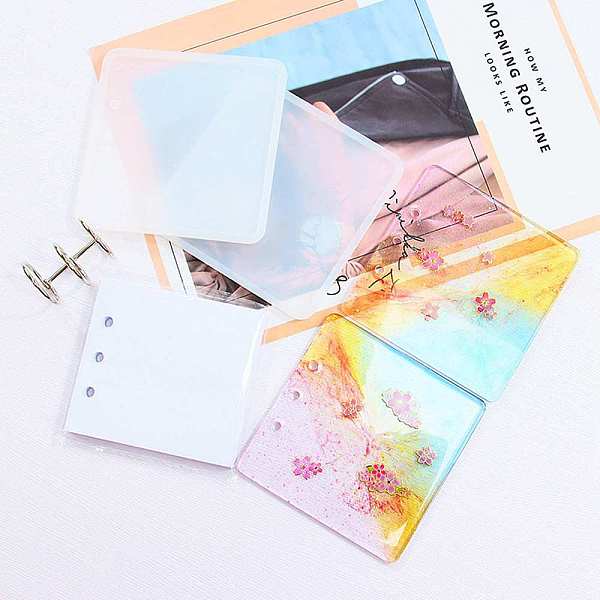 PandaHall Square DIY Silicone Binder Cover Molds, Decoration Making, Resin Casting Molds, For UV Resin, Epoxy Resin Jewelry Making, White...
PandaHall Square DIY Silicone Binder Cover Molds, Decoration Making, Resin Casting Molds, For UV Resin, Epoxy Resin Jewelry Making, White...