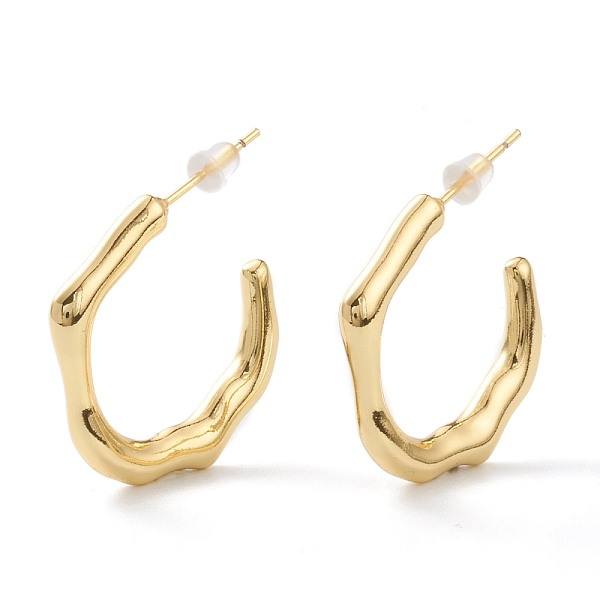 PandaHall Brass Half Hoop Earrings, with Steel Pin and Plastic Ear Nuts, Long-Lasting Plated, Polygon, Real 18K Gold Plated, 23x27x3.5mm...
PandaHall Brass Half Hoop Earrings, with Steel Pin and Plastic Ear Nuts, Long-Lasting Plated, Polygon, Real 18K Gold Plated, 23x27x3.5mm...