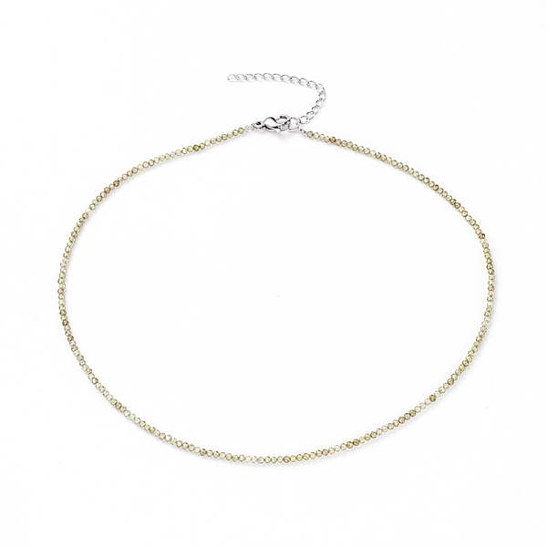 PandaHall Cubic Zirconia Beaded Necklaces, with 304 Stainless Steel Lobster Claw Clasps and 316 Surgical Stainless Steel Chain Extender..., Green
PandaHall Cubic Zirconia Beaded Necklaces, with 304 Stainless Steel Lobster Claw Clasps and 316 Surgical Stainless Steel Chain Extender..., Green