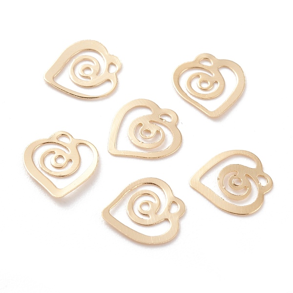 PandaHall Brass Charms, Hollow, Heart, Real 24K Gold Plated, 8x8.5x0.5mm, Hole: 0.7mm Brass Heart
PandaHall Brass Charms, Hollow, Heart, Real 24K Gold Plated, 8x8.5x0.5mm, Hole: 0.7mm Brass Heart