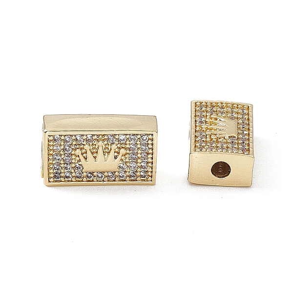 PandaHall Brass Micro Pave Clear Cubic Zirconia Beads, Rectangle with Crown, Real 18K Gold Plated, 7.5x13x5mm, Hole: 2mm Brass+Cubic...
PandaHall Brass Micro Pave Clear Cubic Zirconia Beads, Rectangle with Crown, Real 18K Gold Plated, 7.5x13x5mm, Hole: 2mm Brass+Cubic...