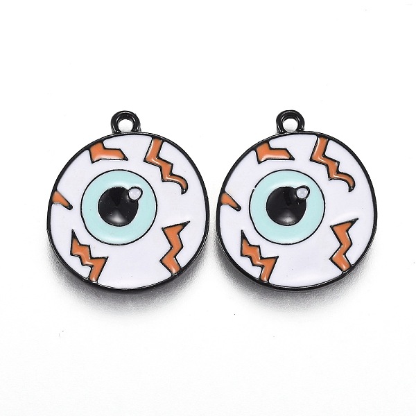 PandaHall Halloween Theme Alloy Enamel Pendants, Eye, Electrophoresis Black, 20x17.5x1.5mm, Hole: 1.6mm Alloy+Enamel Eye
PandaHall Halloween Theme Alloy Enamel Pendants, Eye, Electrophoresis Black, 20x17.5x1.5mm, Hole: 1.6mm Alloy+Enamel Eye