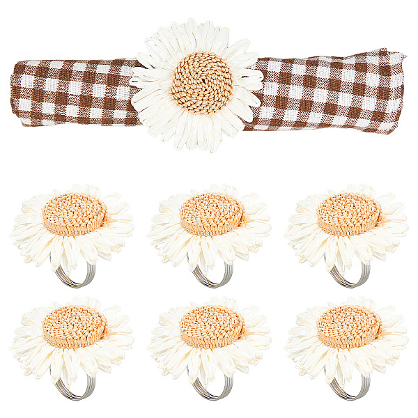 PandaHall CRASPIRE Sunflower Napkin Rings Set of 6 Artificial Napkin Rings Daisy Napkin Holder Rings Burlap Cord Napkin Buckle Handmade..., Yellow
PandaHall CRASPIRE Sunflower Napkin Rings Set of 6 Artificial Napkin Rings Daisy Napkin Holder Rings Burlap Cord Napkin Buckle Handmade..., Yellow