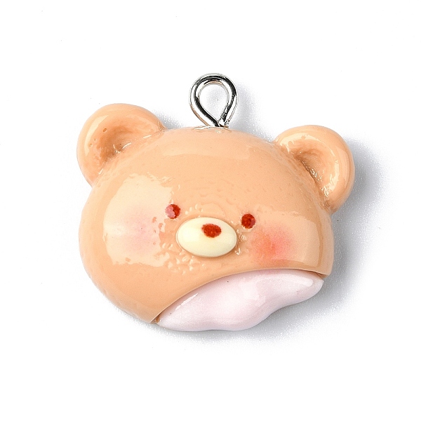 PandaHall Resin Pendants, with Iron Findings, Bear, 21.5x23x9mm, Hole: 2mm Iron+Resin Bear
PandaHall Resin Pendants, with Iron Findings, Bear, 21.5x23x9mm, Hole: 2mm Iron+Resin Bear