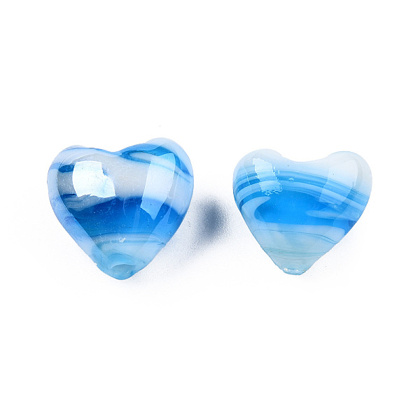 PandaHall Handmade Lampwork Beads, Pearlized, Dodger Blue, 16x16x8.5mm, Hole: 1.4mm Lampwork Heart
PandaHall Handmade Lampwork Beads, Pearlized, Dodger Blue, 16x16x8.5mm, Hole: 1.4mm Lampwork Heart