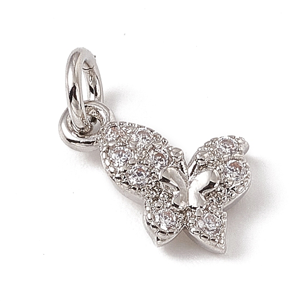 PandaHall Brass Micro Pave Clear Cubic Zirconia Butterfly Charms, with Open Jump Rings, Platinum, 8x10.5x2.5mm, Hole: 2.7mm Brass+Cubic...
PandaHall Brass Micro Pave Clear Cubic Zirconia Butterfly Charms, with Open Jump Rings, Platinum, 8x10.5x2.5mm, Hole: 2.7mm Brass+Cubic...