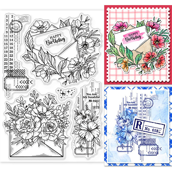 PandaHall GLOBLELAND Envelope Flowers Clear Stamps for Cards Making Clear Stamp Seals Transparent Stamps for DIY Scrapbooking Photo Album...
PandaHall GLOBLELAND Envelope Flowers Clear Stamps for Cards Making Clear Stamp Seals Transparent Stamps for DIY Scrapbooking Photo Album...