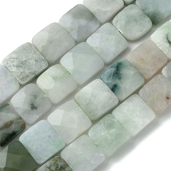 PandaHall Natural Myanmar Jadeite Beads Strands, Faceted, Square, 12~13x12~13x4.5~5mm, Hole: 1mm, about 33pcs/strand, 16.14''(41cm) Myanmar...
PandaHall Natural Myanmar Jadeite Beads Strands, Faceted, Square, 12~13x12~13x4.5~5mm, Hole: 1mm, about 33pcs/strand, 16.14''(41cm) Myanmar...