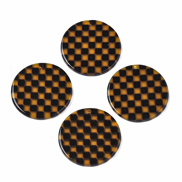 PandaHall Transparent Cellulose Acetate(Resin) Pendants, Flat Round with Grid Pattern, Coconut Brown, 27.5x27.5x2.5mm, Hole: 1.4mm Cellulose...
PandaHall Transparent Cellulose Acetate(Resin) Pendants, Flat Round with Grid Pattern, Coconut Brown, 27.5x27.5x2.5mm, Hole: 1.4mm Cellulose...