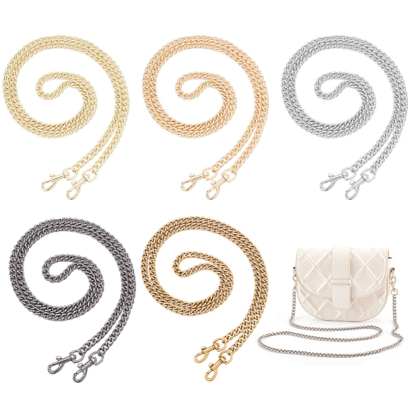 PandaHall PH 5 Color Chunky Chain Bag Strap Alloy Flat Chain Strap Bag Chain Replacement Purse Chain Replacement for Women DIY Handbag...
PandaHall PH 5 Color Chunky Chain Bag Strap Alloy Flat Chain Strap Bag Chain Replacement Purse Chain Replacement for Women DIY Handbag...