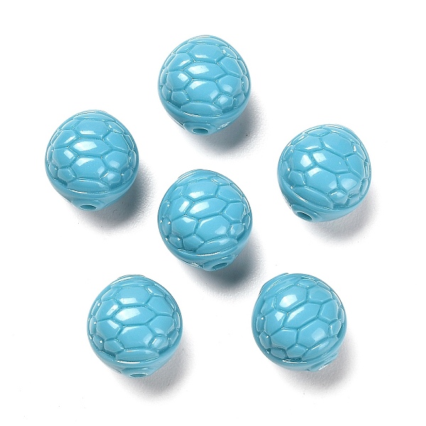 PandaHall Opaque Acrylic Beads, Turtle Shell, Light Sky Blue, 10~11x12mm, Hole: 1.8mm, about 625pcs/500g Acrylic Body
PandaHall Opaque Acrylic Beads, Turtle Shell, Light Sky Blue, 10~11x12mm, Hole: 1.8mm, about 625pcs/500g Acrylic Body
