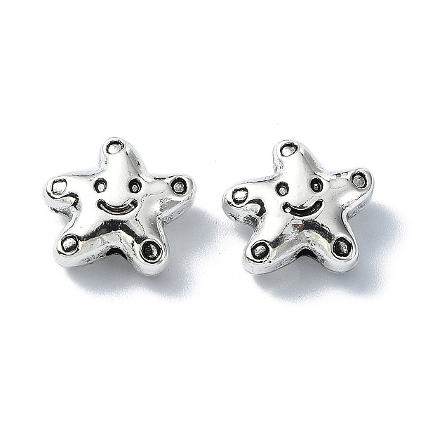 PandaHall Tibetan Style Alloy Beads, Star, Antique Silver, 12x14x6mm, Hole: 1.6mm, about 180pcs/500g Alloy Star
PandaHall Tibetan Style Alloy Beads, Star, Antique Silver, 12x14x6mm, Hole: 1.6mm, about 180pcs/500g Alloy Star