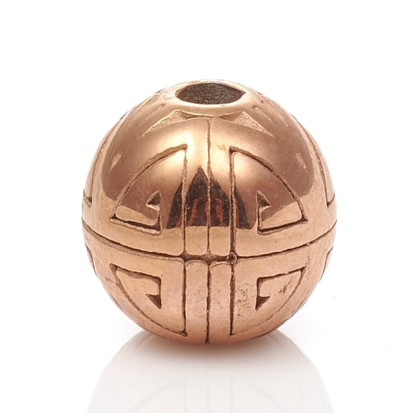 PandaHall 316 Surgical Stainless Steel Beads, Round, Rose Gold, 9.5x9mm, Hole: 2mm 316 Surgical Stainless Steel Round
PandaHall 316 Surgical Stainless Steel Beads, Round, Rose Gold, 9.5x9mm, Hole: 2mm 316 Surgical Stainless Steel Round