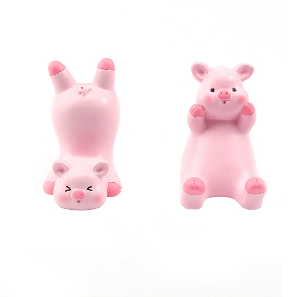 PandaHall Globleland 2Pcs 2 Style Cute Pig Resin Mobile Phone Holders, for Desk Cellphone Stand Accessories Office Decor, Pink...
PandaHall Globleland 2Pcs 2 Style Cute Pig Resin Mobile Phone Holders, for Desk Cellphone Stand Accessories Office Decor, Pink...
