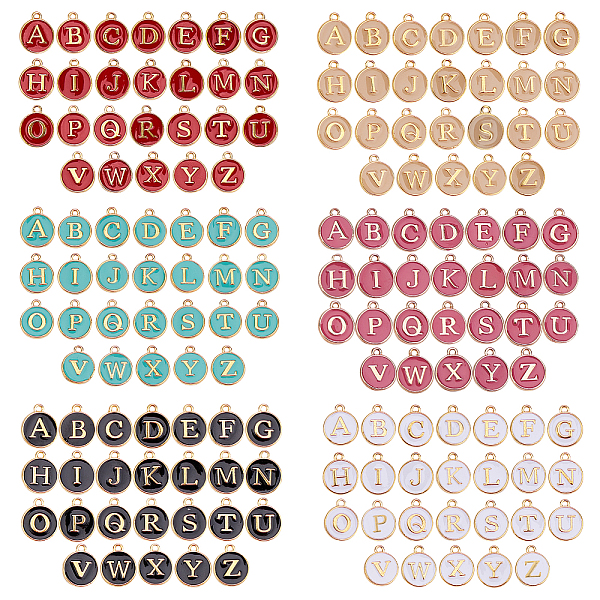 PandaHall SUNNYCLUE Golden Plated Alloy Enamel Charms, Enamelled Sequins, Flat Round with Alphabet, Letter A~Z, Mixed Color, 14x12x2mm, Hole..., Multicolor
PandaHall SUNNYCLUE Golden Plated Alloy Enamel Charms, Enamelled Sequins, Flat Round with Alphabet, Letter A~Z, Mixed Color, 14x12x2mm, Hole..., Multicolor