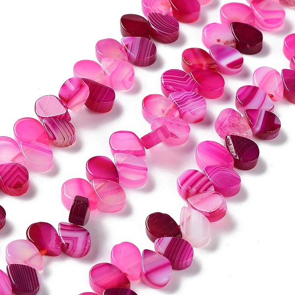 PandaHall Natural Agate Beads Strands, Dyed & Heated, Top Drilled, Teardrop, Deep Pink, 8x5x3mm, Hole: 0.8~1mm, about 52~55pcs/strand...
PandaHall Natural Agate Beads Strands, Dyed & Heated, Top Drilled, Teardrop, Deep Pink, 8x5x3mm, Hole: 0.8~1mm, about 52~55pcs/strand...
