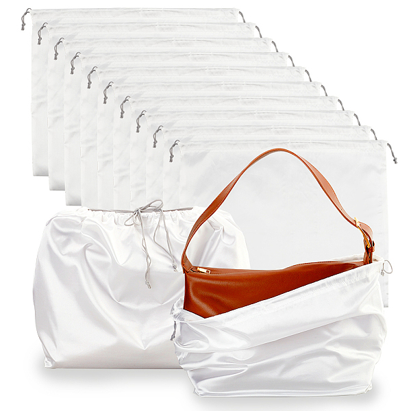 PandaHall 12 Pcs Silk Dustproof Drawstring Bags, 15.7x20 White Large Size Drawstring Storage Bags Big Silk Gift Jewelry Bags Travel Storage...
PandaHall 12 Pcs Silk Dustproof Drawstring Bags, 15.7x20 White Large Size Drawstring Storage Bags Big Silk Gift Jewelry Bags Travel Storage...