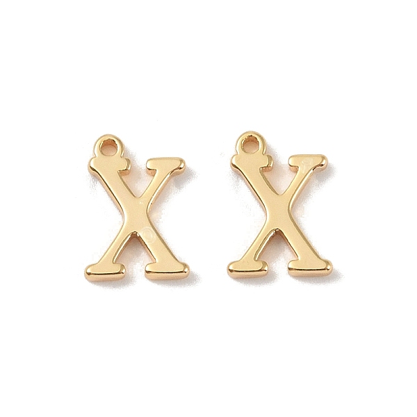 PandaHall Brass Pendants, Real 18K Gold Plated, Letter X, 9.5x6.5x1.3mm, Hole: 0.8mm Brass Letter X
PandaHall Brass Pendants, Real 18K Gold Plated, Letter X, 9.5x6.5x1.3mm, Hole: 0.8mm Brass Letter X