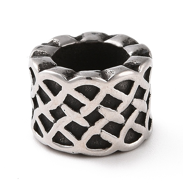 PandaHall 304 Stainless Steel European Beads, Large Hole Beads, Column, Antique Silver, 10x7mm, Hole: 6mm 304 Stainless Steel Column
PandaHall 304 Stainless Steel European Beads, Large Hole Beads, Column, Antique Silver, 10x7mm, Hole: 6mm 304 Stainless Steel Column