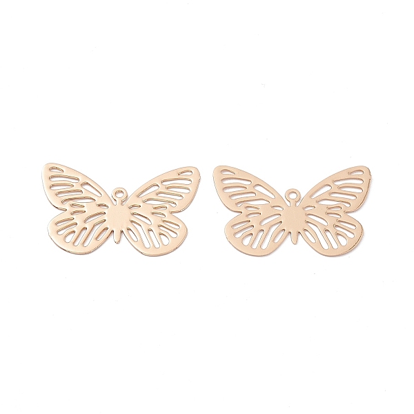 PandaHall Brass Filigree Pendants, Butterfly Charm, Light Gold, 15.5x24x0.3mm, Hole: 1.2mm Brass Butterfly
PandaHall Brass Filigree Pendants, Butterfly Charm, Light Gold, 15.5x24x0.3mm, Hole: 1.2mm Brass Butterfly