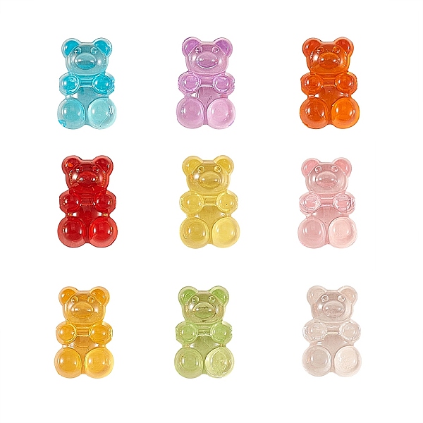 PandaHall 180Pcs 9 Colors Transparent Acrylic Beads, Bear, Mixed Color, 18.5x12x7.6mm, Hole: 1.6mm, 20pcs/color Acrylic Bear Multicolor
PandaHall 180Pcs 9 Colors Transparent Acrylic Beads, Bear, Mixed Color, 18.5x12x7.6mm, Hole: 1.6mm, 20pcs/color Acrylic Bear Multicolor