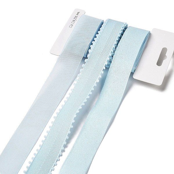PandaHall 9 Yards 3 Styles Polyester Ribbon, for DIY Handmade Craft, Hair Bowknots and Gift Decoration, Sky Blue Color Palette, Light Sky...
PandaHall 9 Yards 3 Styles Polyester Ribbon, for DIY Handmade Craft, Hair Bowknots and Gift Decoration, Sky Blue Color Palette, Light Sky...