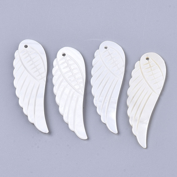 PandaHall Natural Freshwater Shell Pendants, Carved, Wing, White, 49x16.5x2mm, Hole: 1.6mm Freshwater Shell Wing White
PandaHall Natural Freshwater Shell Pendants, Carved, Wing, White, 49x16.5x2mm, Hole: 1.6mm Freshwater Shell Wing White