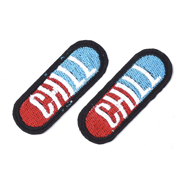 PandaHall Computerized Embroidery Cloth Iron On Patches, Costume Accessories, Appliques, Capsule with Chill, Colorful, 60x22.5x1.5mm Cloth...
PandaHall Computerized Embroidery Cloth Iron On Patches, Costume Accessories, Appliques, Capsule with Chill, Colorful, 60x22.5x1.5mm Cloth...
