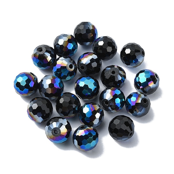 PandaHall Half Plated Glass Beads, Faceted Round, Black, 10x9mm, Hole: 1.5mm Glass Round Black
PandaHall Half Plated Glass Beads, Faceted Round, Black, 10x9mm, Hole: 1.5mm Glass Round Black
