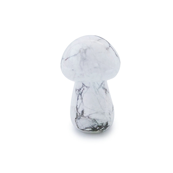 PandaHall Natural Howlite Healing Mushroom Figurines, Reiki Energy Stone Display Decorations, 35mm Howlite Mushroom
PandaHall Natural Howlite Healing Mushroom Figurines, Reiki Energy Stone Display Decorations, 35mm Howlite Mushroom