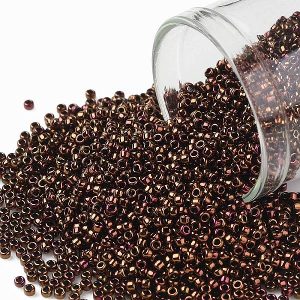 PandaHall TOHO Round Seed Beads, Japanese Seed Beads, (501) Bronze Higher Metallic, 11/0, 2.2mm, Hole: 0.8mm, about 1110pcs/bottle..., Brown
PandaHall TOHO Round Seed Beads, Japanese Seed Beads, (501) Bronze Higher Metallic, 11/0, 2.2mm, Hole: 0.8mm, about 1110pcs/bottle..., Brown