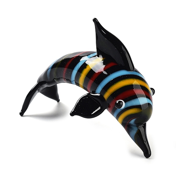 PandaHall 3D Dolphin Handmade Lampwork Display Decoration, for Home Decoration, Black, 62x31.5x34mm Lampwork Dolphin Black
PandaHall 3D Dolphin Handmade Lampwork Display Decoration, for Home Decoration, Black, 62x31.5x34mm Lampwork Dolphin Black