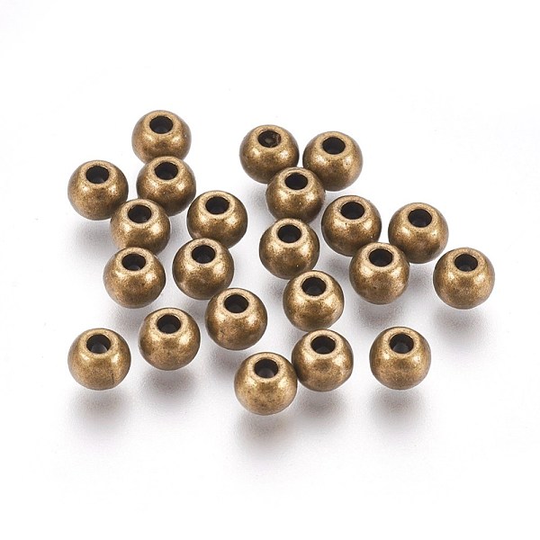 PandaHall Tibetan Style Alloy Beads, Barrel, Antique Bronze, Lead Free & Cadmium Free, 6x5mm, Hole: 2.5mm Alloy Barrel
PandaHall Tibetan Style Alloy Beads, Barrel, Antique Bronze, Lead Free & Cadmium Free, 6x5mm, Hole: 2.5mm Alloy Barrel