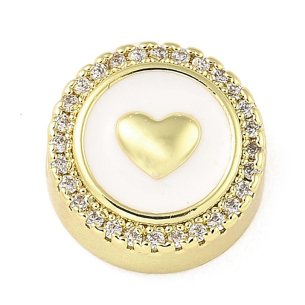 PandaHall Rack Plating Brass Micro Pave Cubic Zirconia Bead, with Enamel, Long-Lasting Plated, Lead Free & Cadmium Free, Flat Round with..., White
PandaHall Rack Plating Brass Micro Pave Cubic Zirconia Bead, with Enamel, Long-Lasting Plated, Lead Free & Cadmium Free, Flat Round with..., White