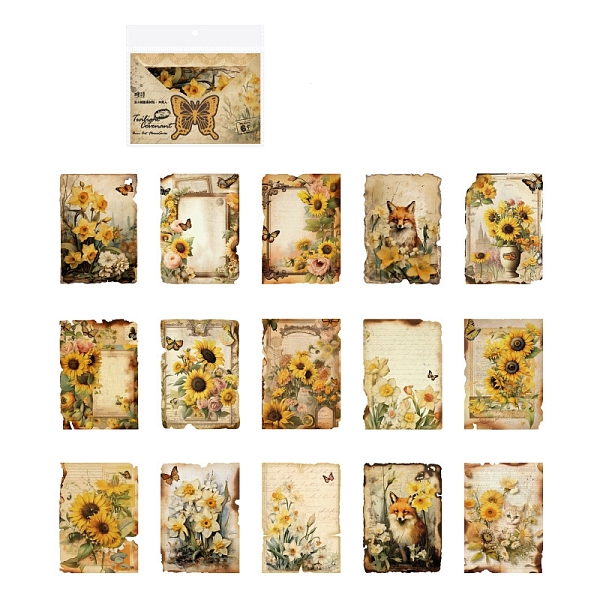 PandaHall 30 Sheets 15 Styles Stamp Theme Floral Scrapbook Paper Pads Book, for DIY Album Scrapbook, Greeting Card, Background Paper, Diary...
PandaHall 30 Sheets 15 Styles Stamp Theme Floral Scrapbook Paper Pads Book, for DIY Album Scrapbook, Greeting Card, Background Paper, Diary...