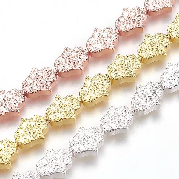 PandaHall Grade AA Electroplated Non-magnetic Synthetic Hematite Beads Strands, Long-Lasting Plated, Hamsa Hand/Hand of Fatima/Hand of...
PandaHall Grade AA Electroplated Non-magnetic Synthetic Hematite Beads Strands, Long-Lasting Plated, Hamsa Hand/Hand of Fatima/Hand of...