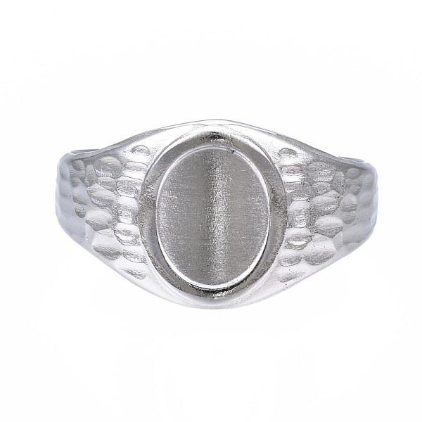 PandaHall 304 Stainless Steel Oval Open Cuff Ring, Chunky Ring for Women, Stainless Steel Color, US Size 7(17.3mm) 304 Stainless Steel
PandaHall 304 Stainless Steel Oval Open Cuff Ring, Chunky Ring for Women, Stainless Steel Color, US Size 7(17.3mm) 304 Stainless Steel
