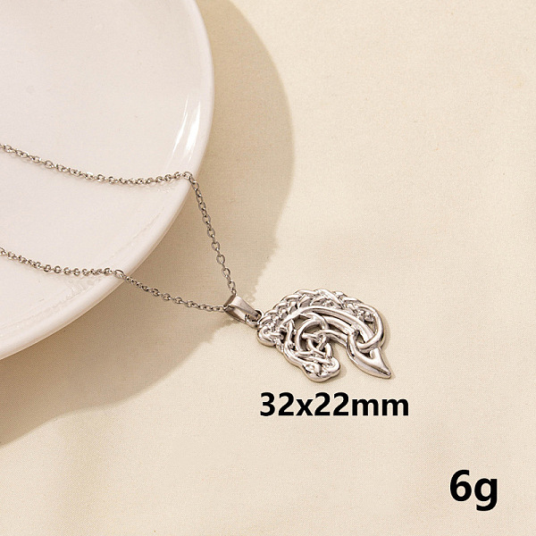 PandaHall 304 Stainless Steel Horse Pendant Necklace, Cable Chain Necklaces Stainless Steel Horse
PandaHall 304 Stainless Steel Horse Pendant Necklace, Cable Chain Necklaces Stainless Steel Horse
