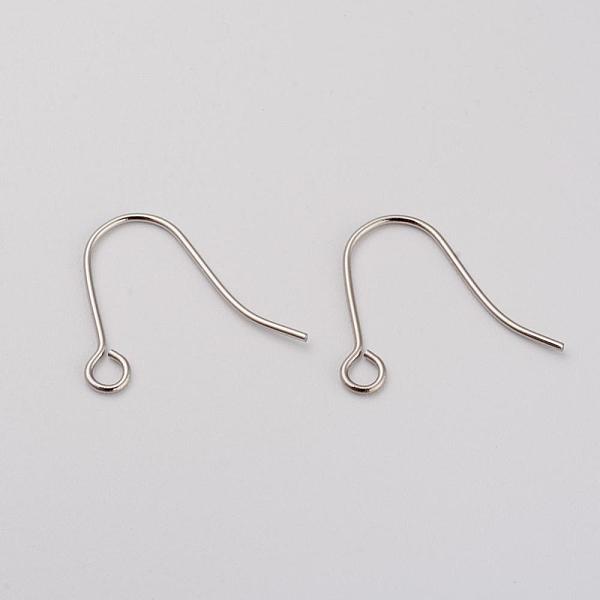 PandaHall 316L Surgical Stainless Steel Earring Hooks, Ear Wire, with Horizontal Loop, Stainless Steel Color, 19x15mm, Hole: 2mm, 21 Gauge...
PandaHall 316L Surgical Stainless Steel Earring Hooks, Ear Wire, with Horizontal Loop, Stainless Steel Color, 19x15mm, Hole: 2mm, 21 Gauge...