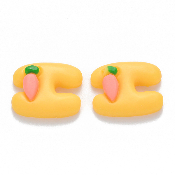 PandaHall Resin Cabochons, Letter H with Carrot, Gold, 20x17x6mm Resin Letter Gold
PandaHall Resin Cabochons, Letter H with Carrot, Gold, 20x17x6mm Resin Letter Gold