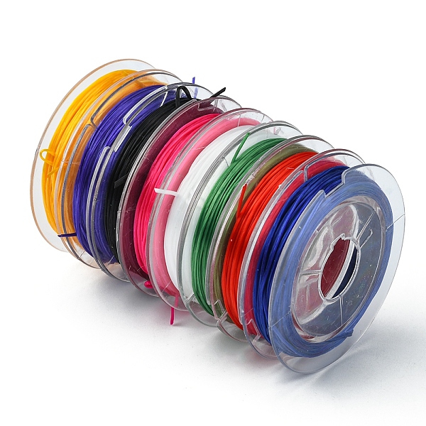 PandaHall Flat Elastic Crystal String, Elastic Beading Thread, for Stretch Bracelet Making, Mixed Color, 0.5mm, about 10 yards(9.14m)/roll..., Multicolor
PandaHall Flat Elastic Crystal String, Elastic Beading Thread, for Stretch Bracelet Making, Mixed Color, 0.5mm, about 10 yards(9.14m)/roll..., Multicolor