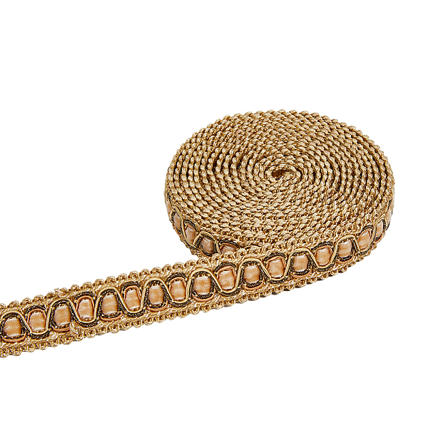 PandaHall Polyester Braided Lace Trim, Garment Curtain Accessories, Gold, 3/4 inch(20mm), about 13.67 Yards(12.5m)/Card Polyester None Gold
PandaHall Polyester Braided Lace Trim, Garment Curtain Accessories, Gold, 3/4 inch(20mm), about 13.67 Yards(12.5m)/Card Polyester None Gold