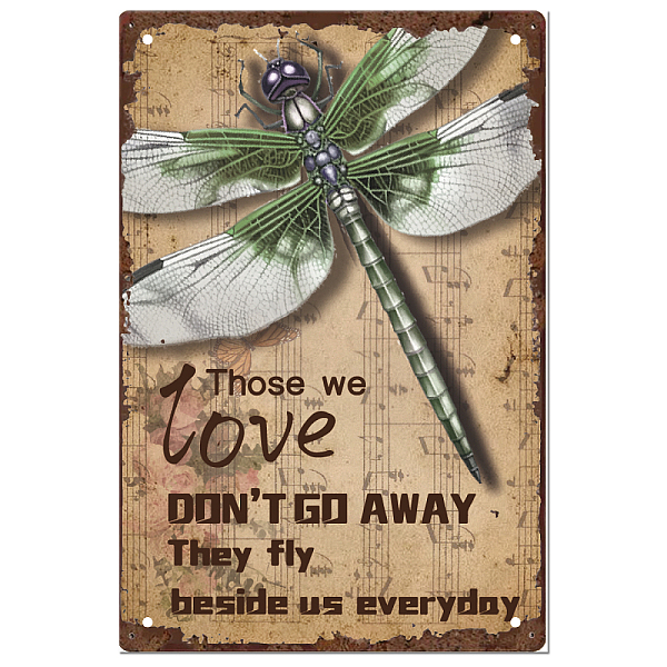 PandaHall Vintage Metal Tin Sign, Iron Wall Decor for Bars, Restaurants, Cafes Pubs, Rectangle, Dragonfly, 300x200x0.5mm Iron Dragonfly
PandaHall Vintage Metal Tin Sign, Iron Wall Decor for Bars, Restaurants, Cafes Pubs, Rectangle, Dragonfly, 300x200x0.5mm Iron Dragonfly