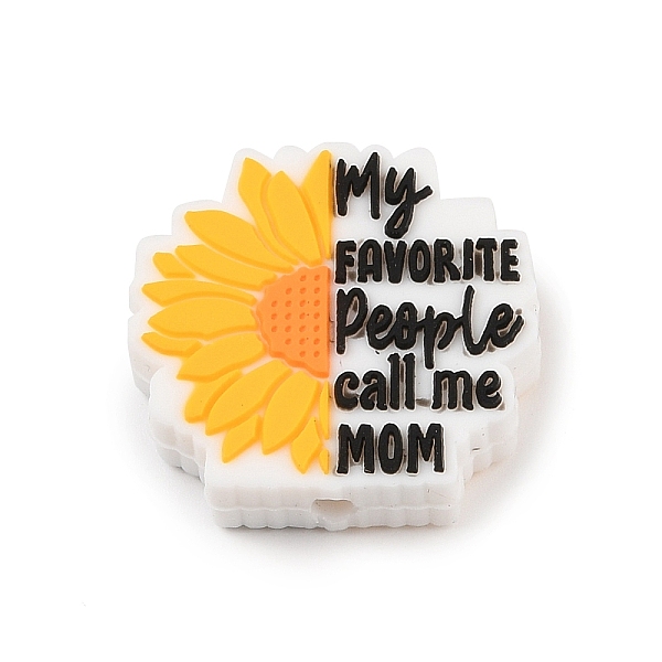 PandaHall Sunflower Food Grade Eco-Friendly Silicone Focal Beads, Silicone Teething Beads, Gold, 27x28x7mm, Hole: 3.5mm Silicone Flower Gold
PandaHall Sunflower Food Grade Eco-Friendly Silicone Focal Beads, Silicone Teething Beads, Gold, 27x28x7mm, Hole: 3.5mm Silicone Flower Gold